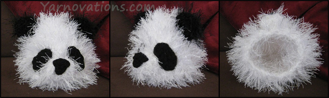 Panda with fun fur