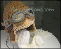 Aviator Hat Set – Adult Slide-Aviator-Hat-Goggles-Scarf-Adult