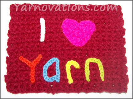 I Heart Yarn Postcard