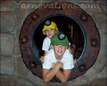 tunnel with hard hats