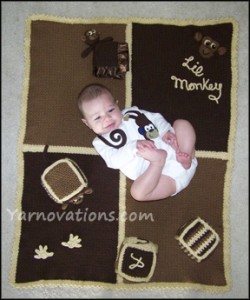 Baby with all Lil Monkey Set