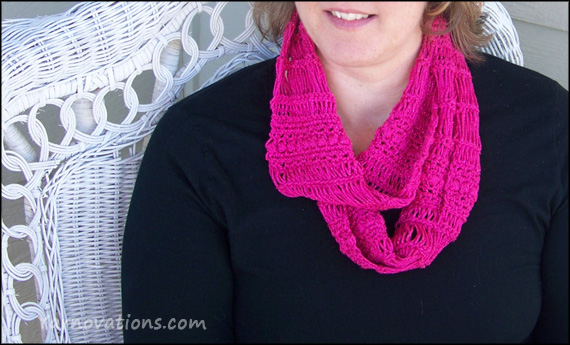 pink broomstick cowl