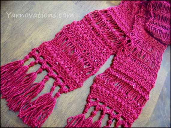 broomstick lace scarf