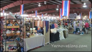 wool festival booths