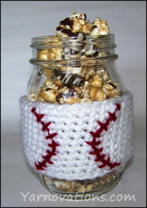 crochet baseball cozy