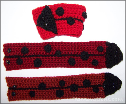 crochet ladybugs