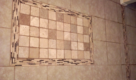 picture frame tiled floor