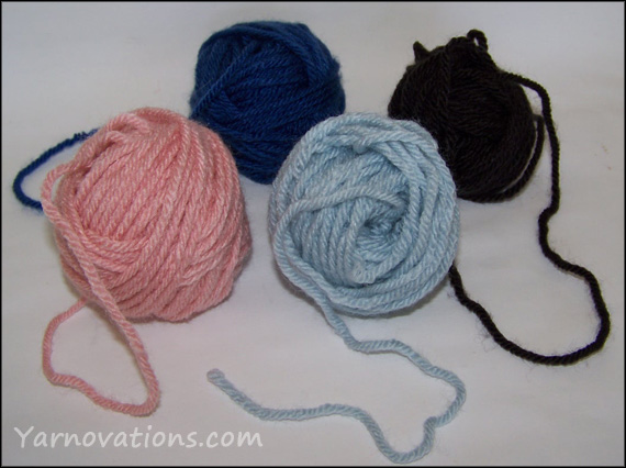 how to make a center pull ball of yarn by hand