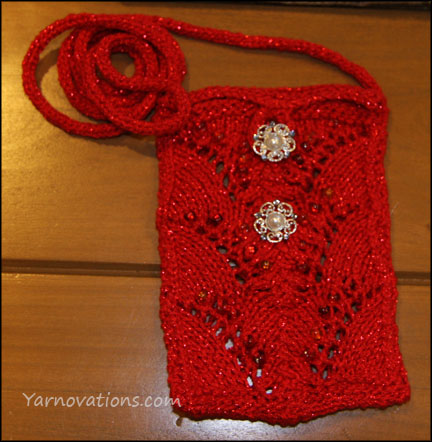 Knit and Beaded Purse