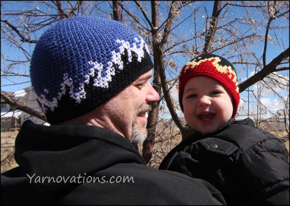Flame Hats Father and Son-570