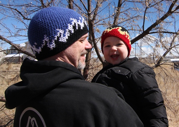 Flame Hats and Mittens