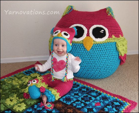 Owl Bean Bag Set