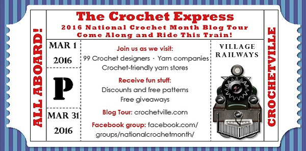 All Aboard NatCroMo Crochetville Blog Tour