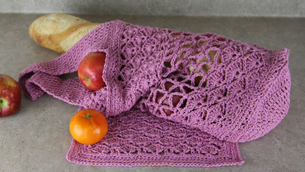 Crochet Market Bag and Dishcloth