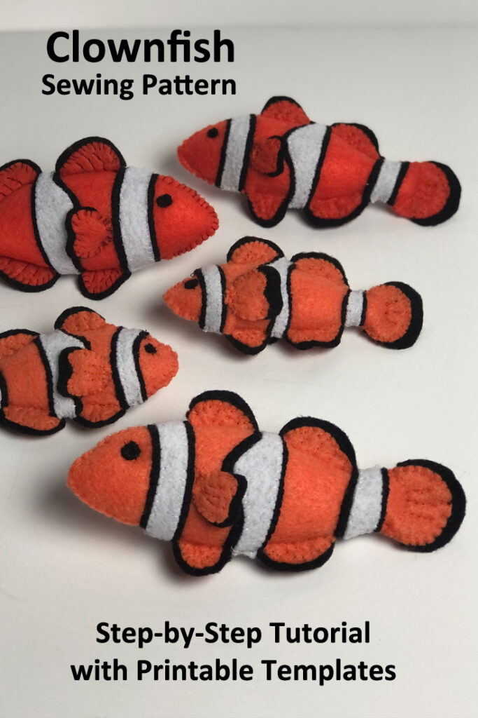 clown fish sewing pattern