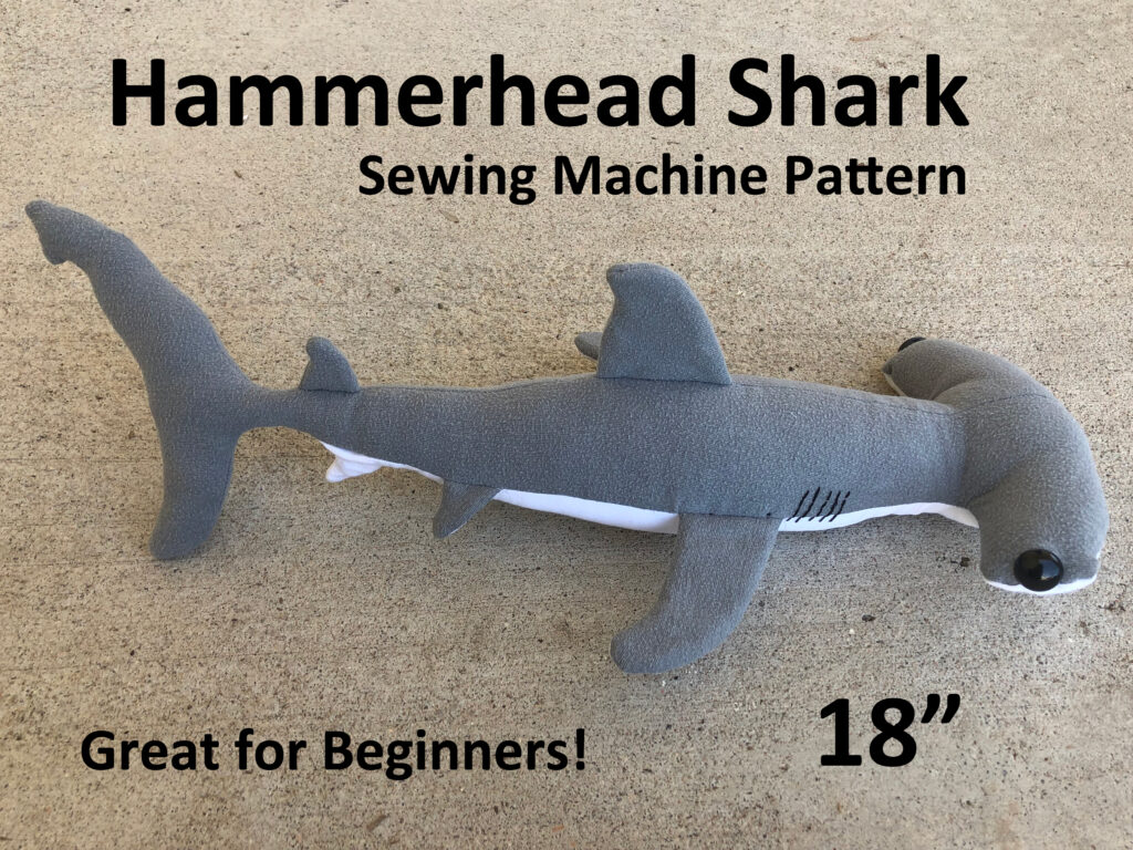 Hammerhead Shark sewing pattern