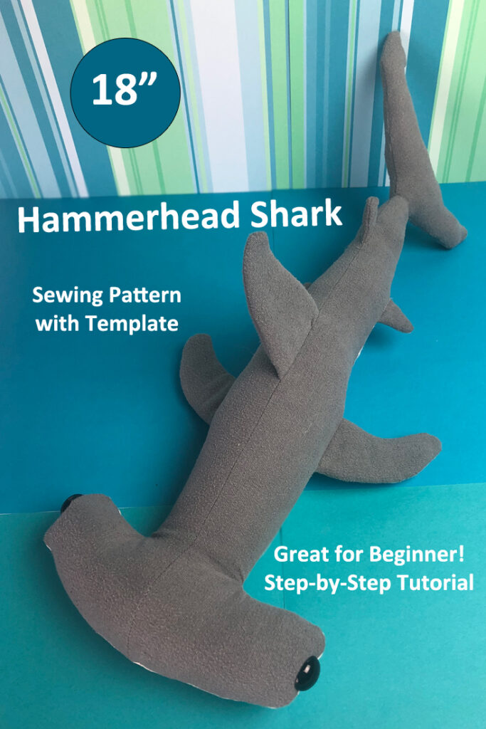 hammerhead shark sewing pattern