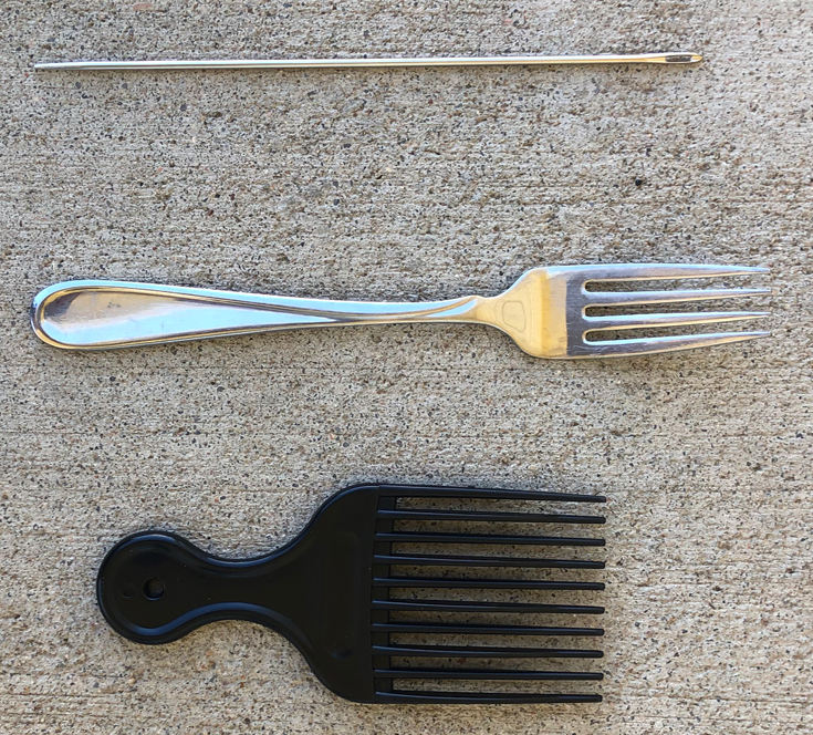 packing tools for pin loom weaving