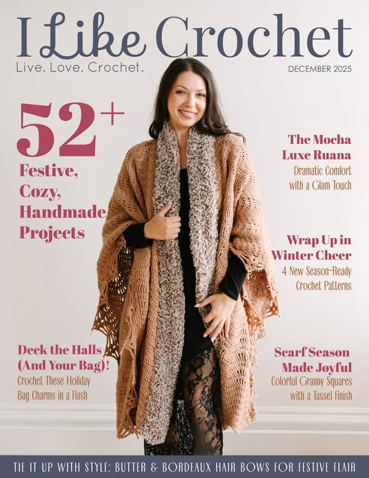 Cover of I Like Crochet Magazine December 2025